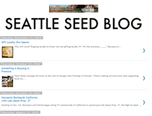 Tablet Screenshot of blog.seattleseed.com